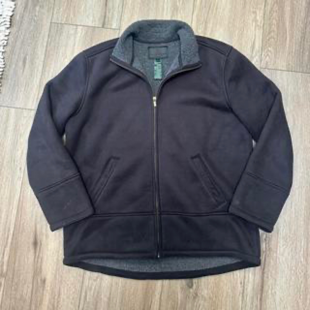 Vintage Ralph Lauren women’s suede zip jacket